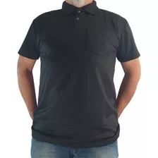 Kit 10 Camisetas Masculinas Pólo Bolso Poliéster Uniforme