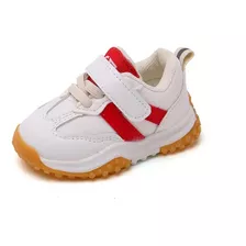 Tenis Bebé Fashion Sport Tallas 10 A 17 Con Velcro Niño Niña