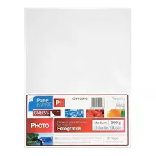 Papel Glossy Fotografico 200g A4 X 20 Hojas