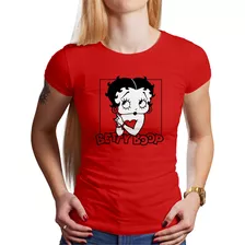 Polo Dama Betty Boop Cuadro (d1239 Boleto.store)