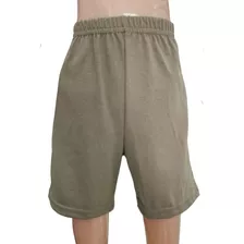 Short De Niños 100% Algodón Con Bolsillos T. Basic