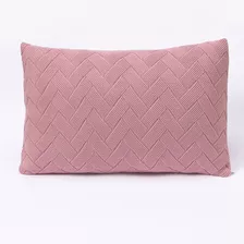 Capa De Almofada Tricot 60x40 C/zíper Sofa Trico Cod 106360