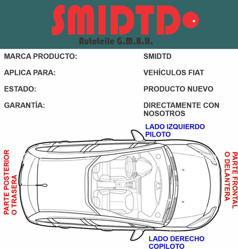 2 Amortiguadores De Cajuela 53 Cm Fiat Uno 13-18 Smidtd Foto 2