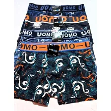 Combo Por 6 Boxer Uomo Algodón