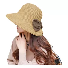 Sombrero Para Playa Mujer Sombrero Solar Paja Gran Borde