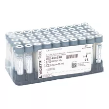 Tubo Tapa Gris 2ml (fluoruro De Sodio) Rack 50 Uni.