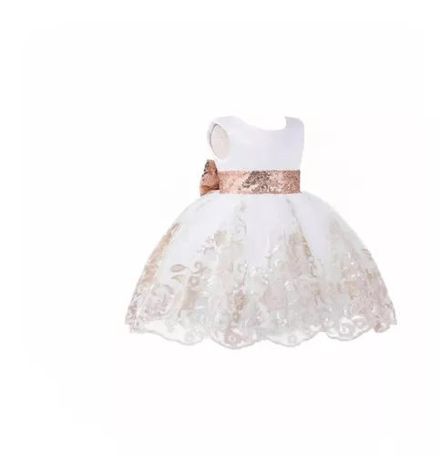 Primera imagen para búsqueda de vestido blanco bebe