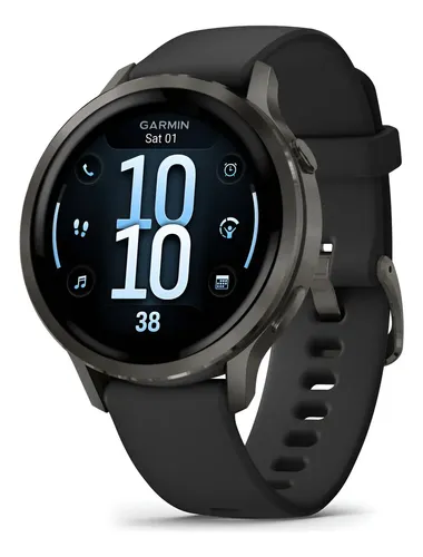 Reloj Garmin Venu 4 - 41 Mm Gris Con Negro Gris Oscuro