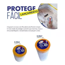 Plástico Para Pintura Protege Fácil 240cmx10m Compel