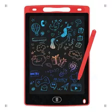 Tablet Desenho Lousa Digital Mágica Tela 12 Colorida Kit 10
