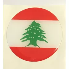 Adesivo Resinado Do Líbano Redondo 9x9 Cm