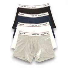 Pack X 8 Boxer Tommy Hilfiger Clásico Liso Algodón Hombre 