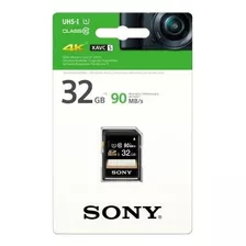 Tarjeta De Memoria Sony Sdhc Clase 10 32gb 90 Mb/s Uhs-i