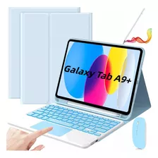 Capa Mouse+teclado Com Ç+caneta Para Galaxy Tab A9+ Plus 11