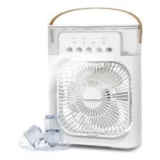 Mini Climatizador De Ar Com Reservatório Para Água E Gelo Cor Branco 110v/220v