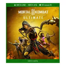 Mortal Kombat 11 Ultimate Xb1/xbs X|s/pc - Código 25 Dígitos