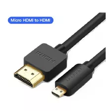 Cable Micro Hdmi A Hdmi 3m Camaras Gopro Laptops Tablets