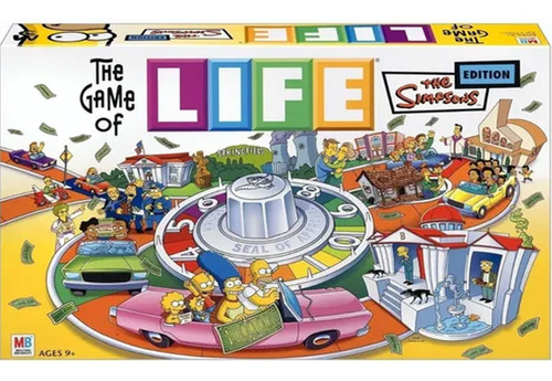 Juego De La Vida Life Juego De Mesa Los Simpsons Orig Hasbro