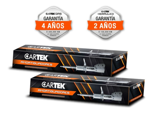 2 Amortiguadores Traseros Yukon Xl 2500 2002-2003 Cartek Foto 2