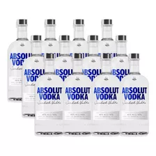 Absolut Swedish Vodka Imported Destilado 500ml Suecia X12u