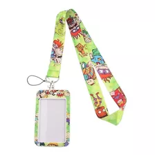 Lanyard Rugrats Cinta Colgante Portacredencial Vertical 