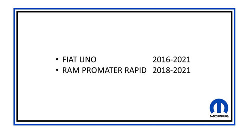 Chapa Cerradura Cofre Fiat Uno Ram Promaster Rapid 2016-2021 Foto 2