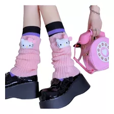 Calcetines, Polainas De Hello Kitty Niñas Kawaii 