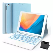 Funda Con Teclado Green Law / Para iPad 9.7 / Blue