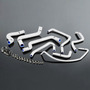 Blue Silicone Turbo Hose Piping Kit Fit For Fiat Coupe 2 Ccb