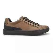 Sapatenis Casual Masculino Stratus Em Couro Laroche - Areia