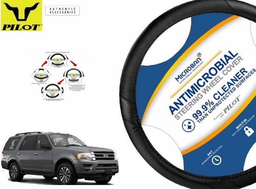 Funda Cubrevolante Negro Antimicrobial Ford Expedition 2012 Foto 2