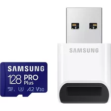 Tarjeta De Memoria Samsung Pro Plus Lector Usb 128gb 160mb/s