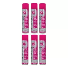 Kit 6 Hair Spray Set Fixador De Cabelo Penteado Forte 400ml 