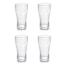 Set X 4 Vaso Coca Cola 530 Ml Extra Resistente 