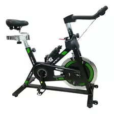 Bicicleta Estática Movifit G-misil Para Spinning Color Negro Y Verde
