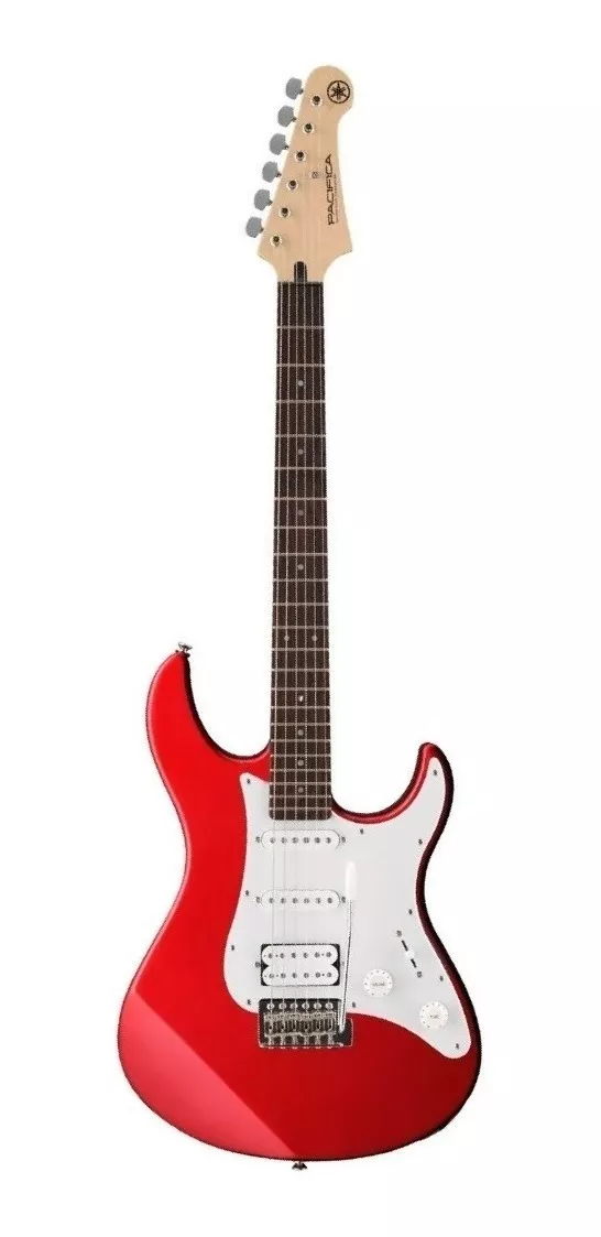 Guitarra Eléctrica Yamaha Pac012/100 Series 012 De Caoba Metallic Red Brillante Con Diapasón De Palo De Rosa