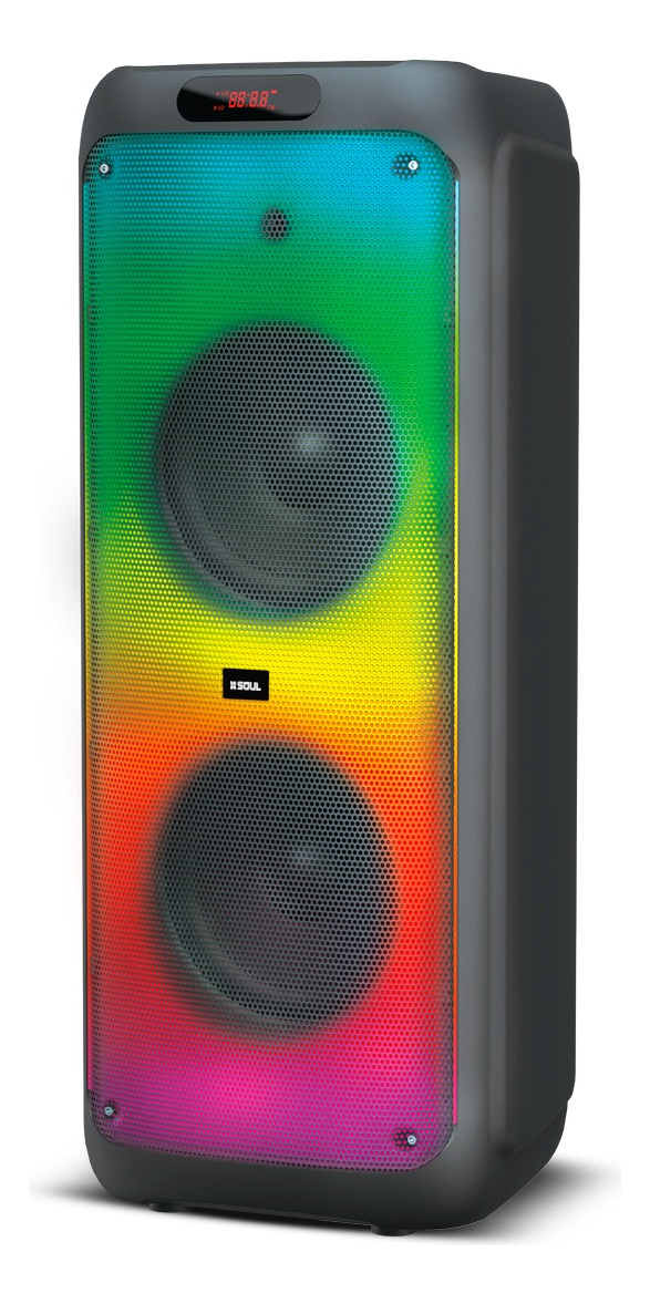 Parlante Torre Soul Bt Xl950 Disco Jam 100 12 X2 Led 50w Color Negro