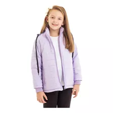 Jaqueta Infantil Forrada Puffer Com Capuz Juvenil Acolchoado