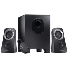 Logitech Z313 Parlante 2.1 De Sonido Potente Y Equilibrado Color Negro