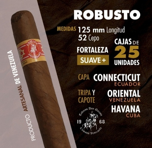Tabaco Don Quijote Robusto