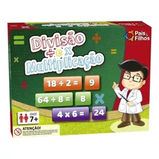 Jogo Educativo Divisão E Multiplicação Única Pais E Filhos