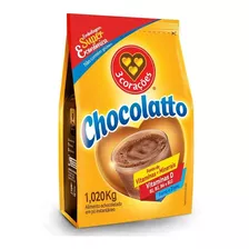 Achocolatado Em Pó Chocolatto 3 Corações 1,020 Kg