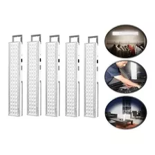 Pack X5 Lámparas Luz Led Emergencia Recargable 20hrs