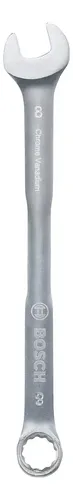 Llave Combinada Bosch De 8 Mm, Cromo Vanadio Plateado