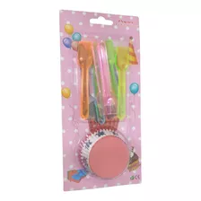 Kit Platos Ricos Cupcake Postres Ponque Cucharra Fiestas