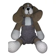 Bidu - Cachorrinho Em Amigurumi 100% Algodão 32cm