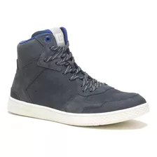 Zapatilla Cat Pause Sport Mid Azul Hombre