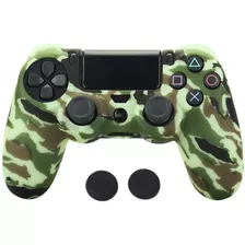 Forro Protector Silicona Water Print + Grips Control Ps4 