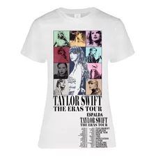 Blusa Taylor Swift The Eras Tour Fechas Espalda