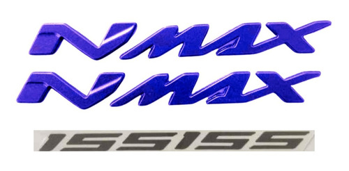Kit Emblemas Letras Yamaha Nmax 155 + Bluecore Foto 9